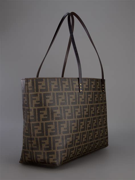 fendi bag size|Fendi monogram shopper tote.